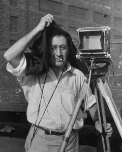 Aaron Siskind in a self-portrait.